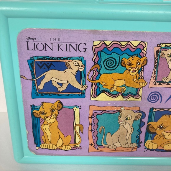 Disney The Lion King Vintage Pencil Box Case Impact International 90s - Picture 4 of 12